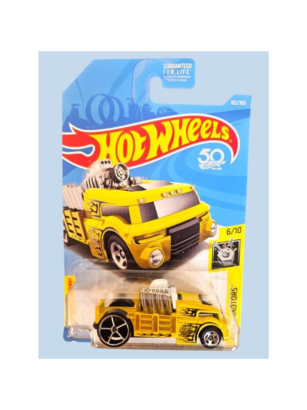 Hot Wheels 50th Experimotors Crate Racer --ITEM #2172